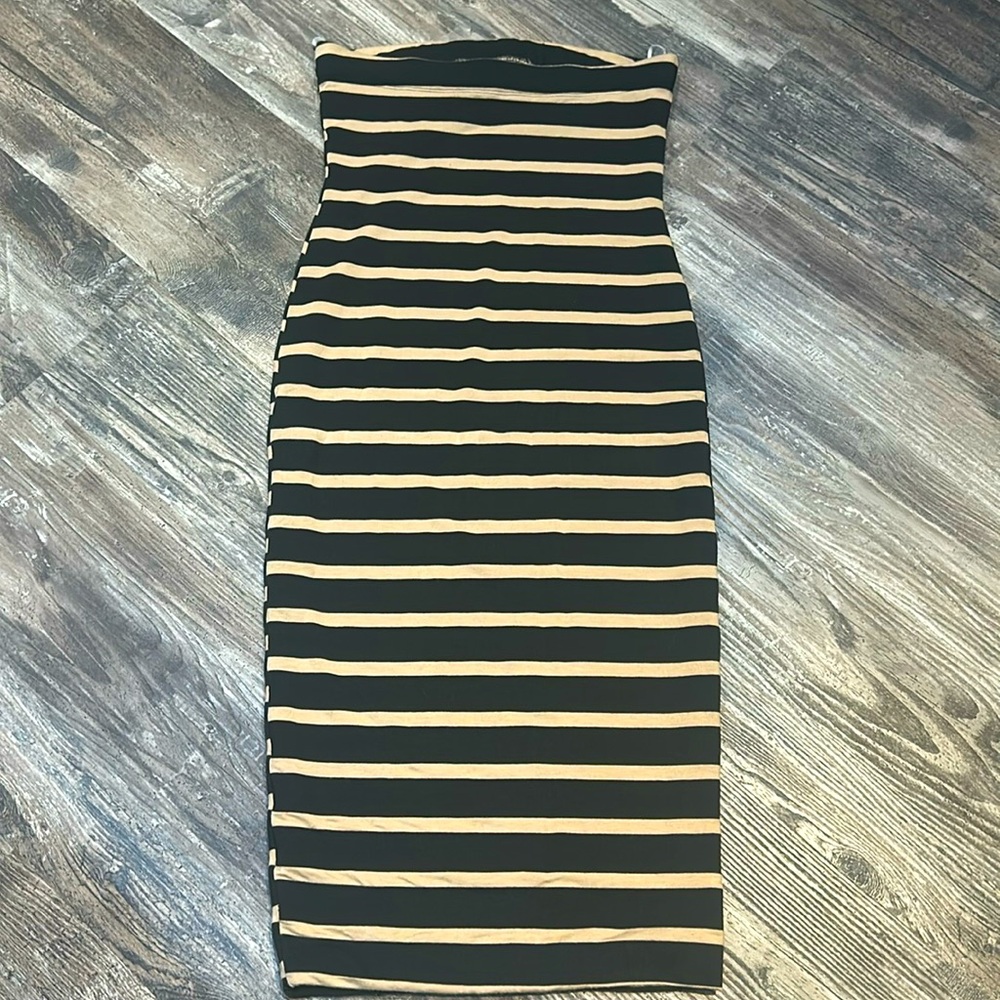 DNA Couture Womens Strapless Bodycon Cocktail Party Mini Tube Dress